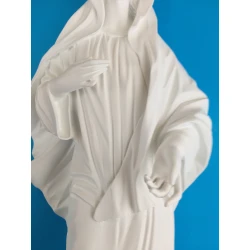 Figurka Matki Bożej Medzugorskiej biała 62 cm